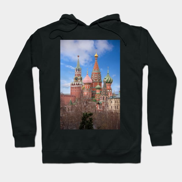 Saint Basil's Cathedral in Moscow, Russia Hoodie by mitzobs